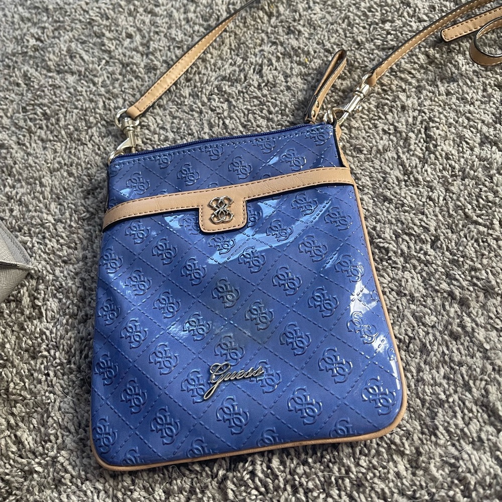 Blue Guess Purse